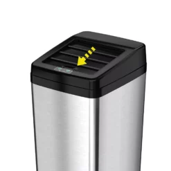 ITouchless 14-Gallon Stainless Steel Automatic Sensor Touchless Trash Can -US Storage Furniture Sales Store 1318477 ALT2