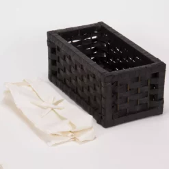 Household Essentials 3-pc. Lined Paper Rope Utility Basket Set 6 Household Essentials 3-pc. Lined Paper Rope Utility Basket Set -US Storage Furniture Sales Store 2256774 ALT2