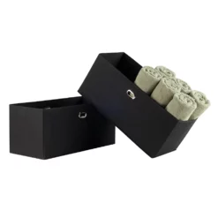 Winsome Torino Folding Storage Basket 2-piece Set -US Storage Furniture Sales Store 2708610 ALT2