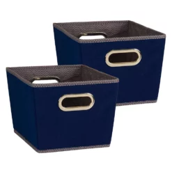 Household Essentials 2-piece Tapered Bin Set -US Storage Furniture Sales Store 2866290 ALT2