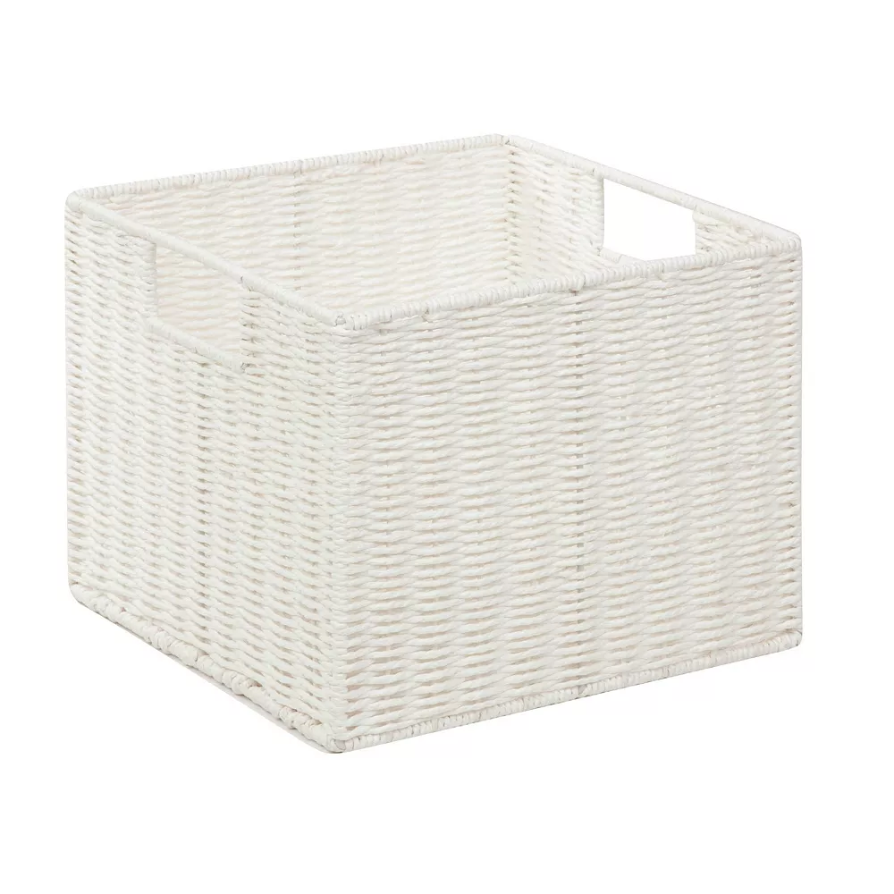 Honey-Can-Do Parchment Cord Storage Crate 1 Honey-Can-Do Parchment Cord Storage Crate