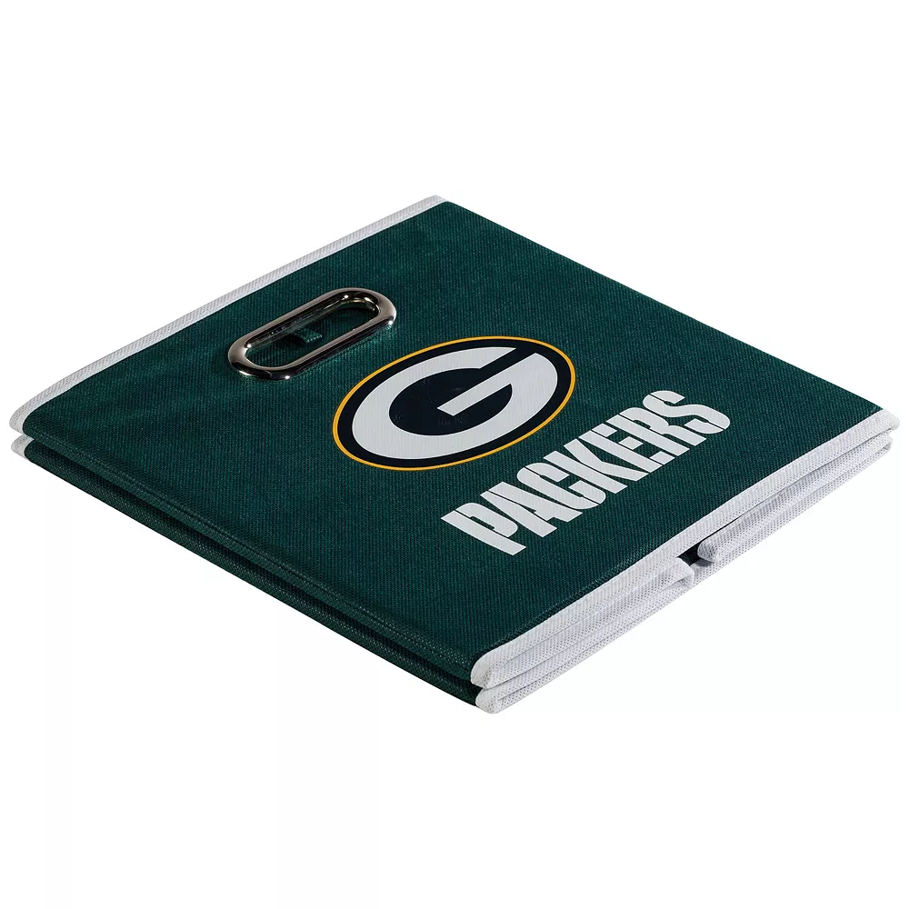 Franklin Sports Green Bay Packers Collapsible Storage Bin 3 Franklin Sports Green Bay Packers Collapsible Storage Bin - Image 3