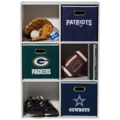 Franklin Sports Green Bay Packers Collapsible Storage Bin 9 Franklin Sports Green Bay Packers Collapsible Storage Bin -US Storage Furniture Sales Store 3100823 ALT4