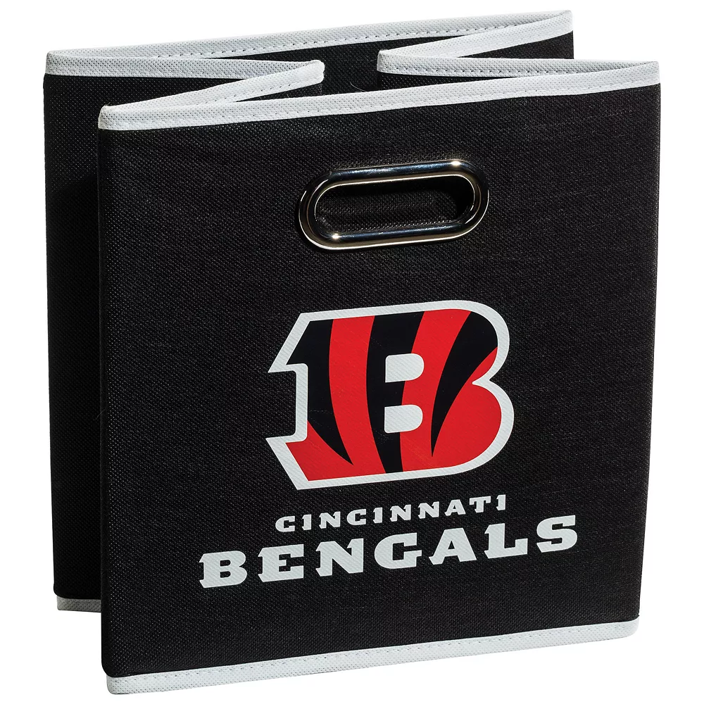 Franklin Sports Cincinnati Bengals Collapsible Storage Bin 2 Franklin Sports Cincinnati Bengals Collapsible Storage Bin - Image 2