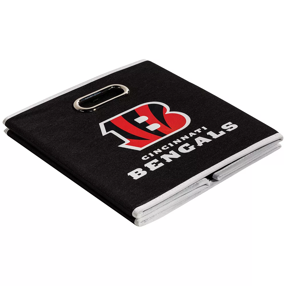 Franklin Sports Cincinnati Bengals Collapsible Storage Bin 3 Franklin Sports Cincinnati Bengals Collapsible Storage Bin - Image 3