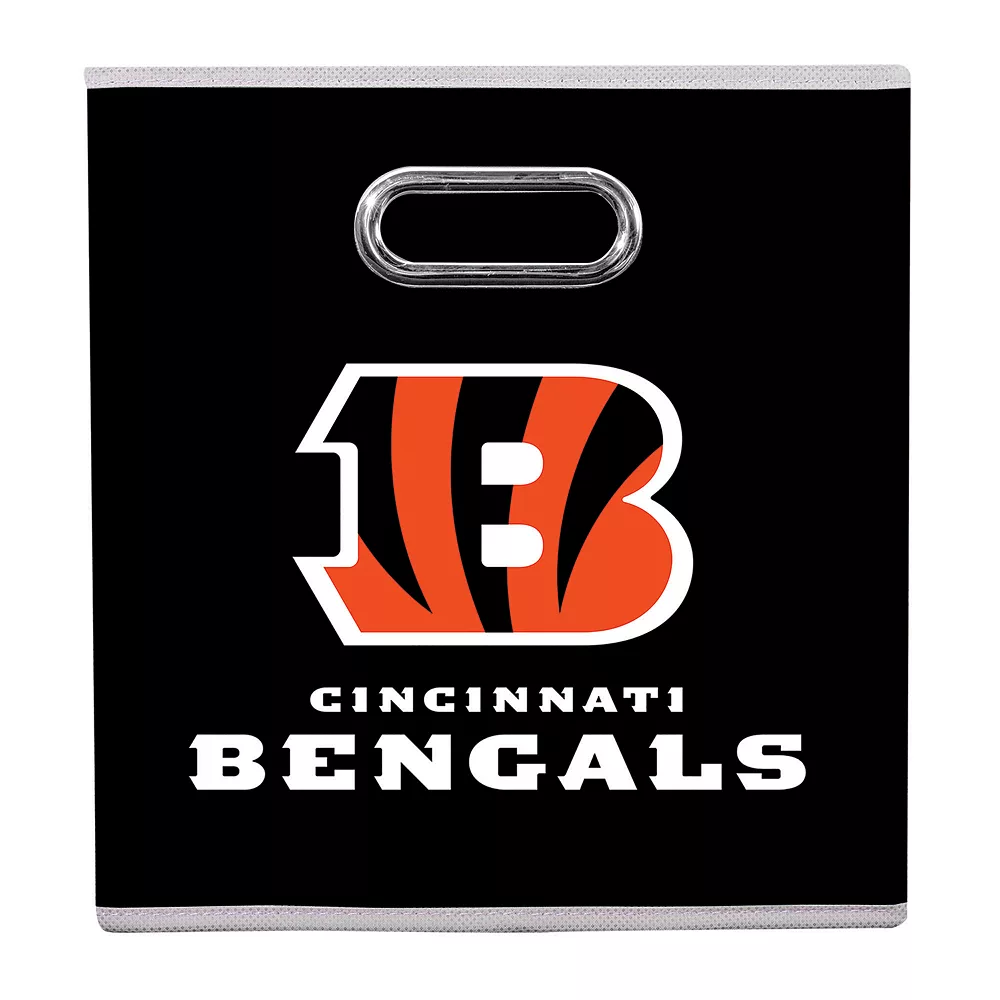 Franklin Sports Cincinnati Bengals Collapsible Storage Bin 4 Franklin Sports Cincinnati Bengals Collapsible Storage Bin - Image 4