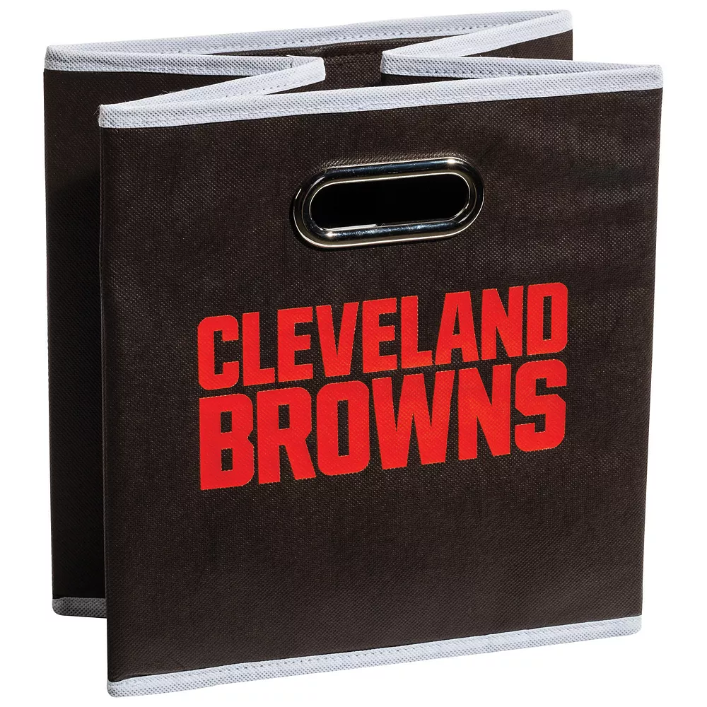 Franklin Sports Cleveland Browns Collapsible Storage Bin 2 Franklin Sports Cleveland Browns Collapsible Storage Bin - Image 2