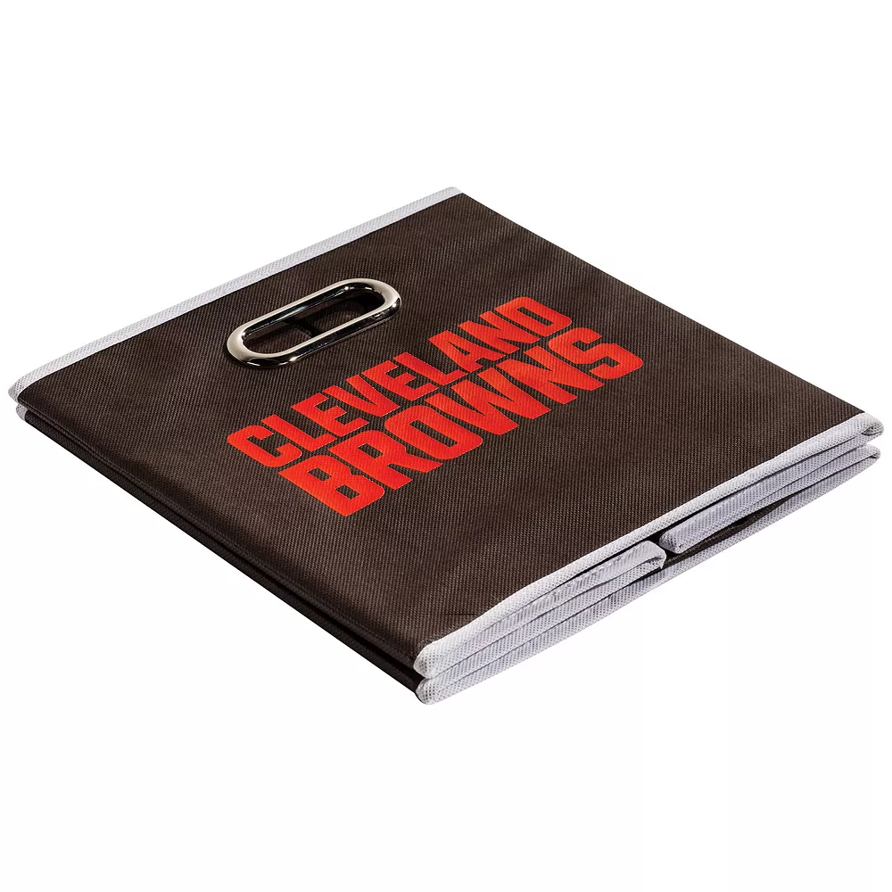 Franklin Sports Cleveland Browns Collapsible Storage Bin 3 Franklin Sports Cleveland Browns Collapsible Storage Bin - Image 3