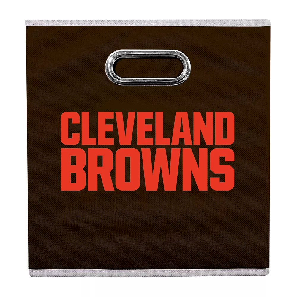 Franklin Sports Cleveland Browns Collapsible Storage Bin 4 Franklin Sports Cleveland Browns Collapsible Storage Bin - Image 4