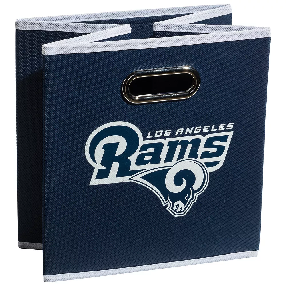 Franklin Sports Los Angeles Rams Collapsible Storage Bin 2 Franklin Sports Los Angeles Rams Collapsible Storage Bin - Image 2
