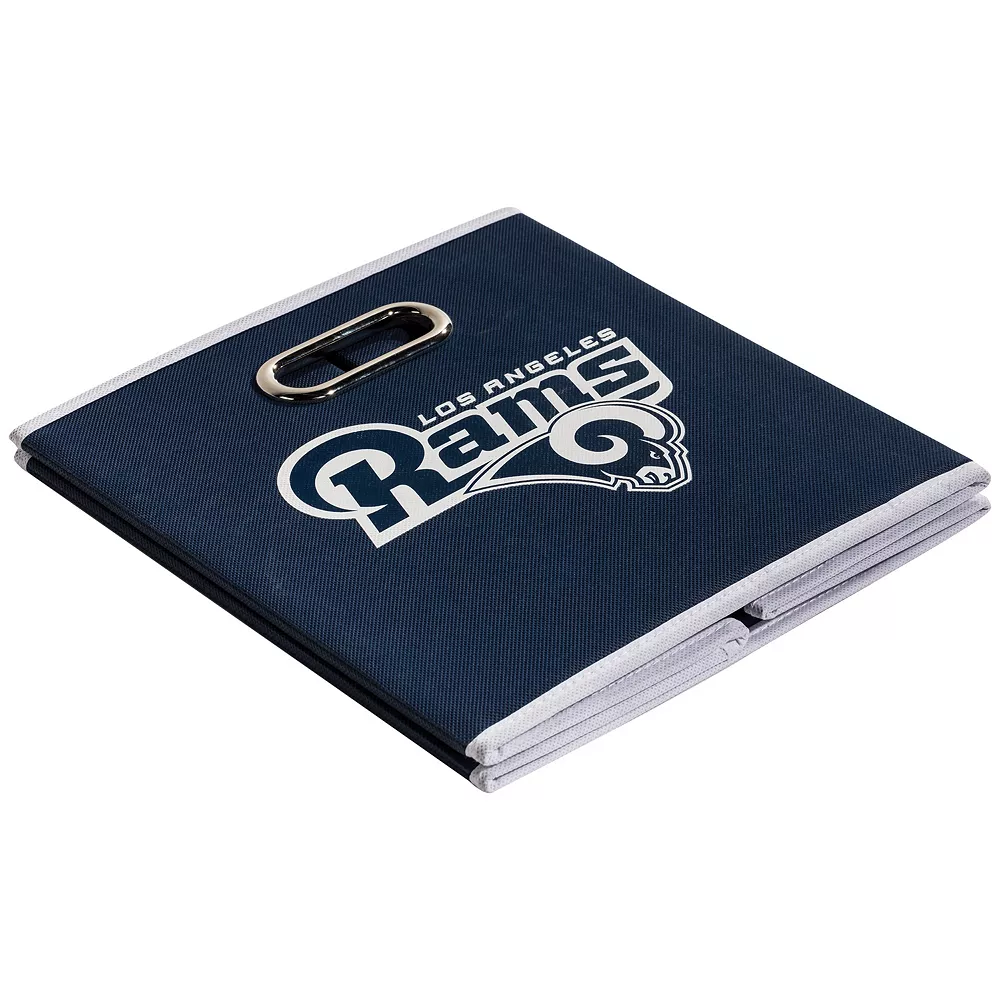 Franklin Sports Los Angeles Rams Collapsible Storage Bin 3 Franklin Sports Los Angeles Rams Collapsible Storage Bin - Image 3