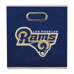 Franklin Sports Los Angeles Rams Collapsible Storage Bin 7 Franklin Sports Los Angeles Rams Collapsible Storage Bin -US Storage Furniture Sales Store 3100914 ALT3