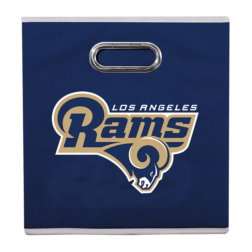 Franklin Sports Los Angeles Rams Collapsible Storage Bin 4 Franklin Sports Los Angeles Rams Collapsible Storage Bin - Image 4