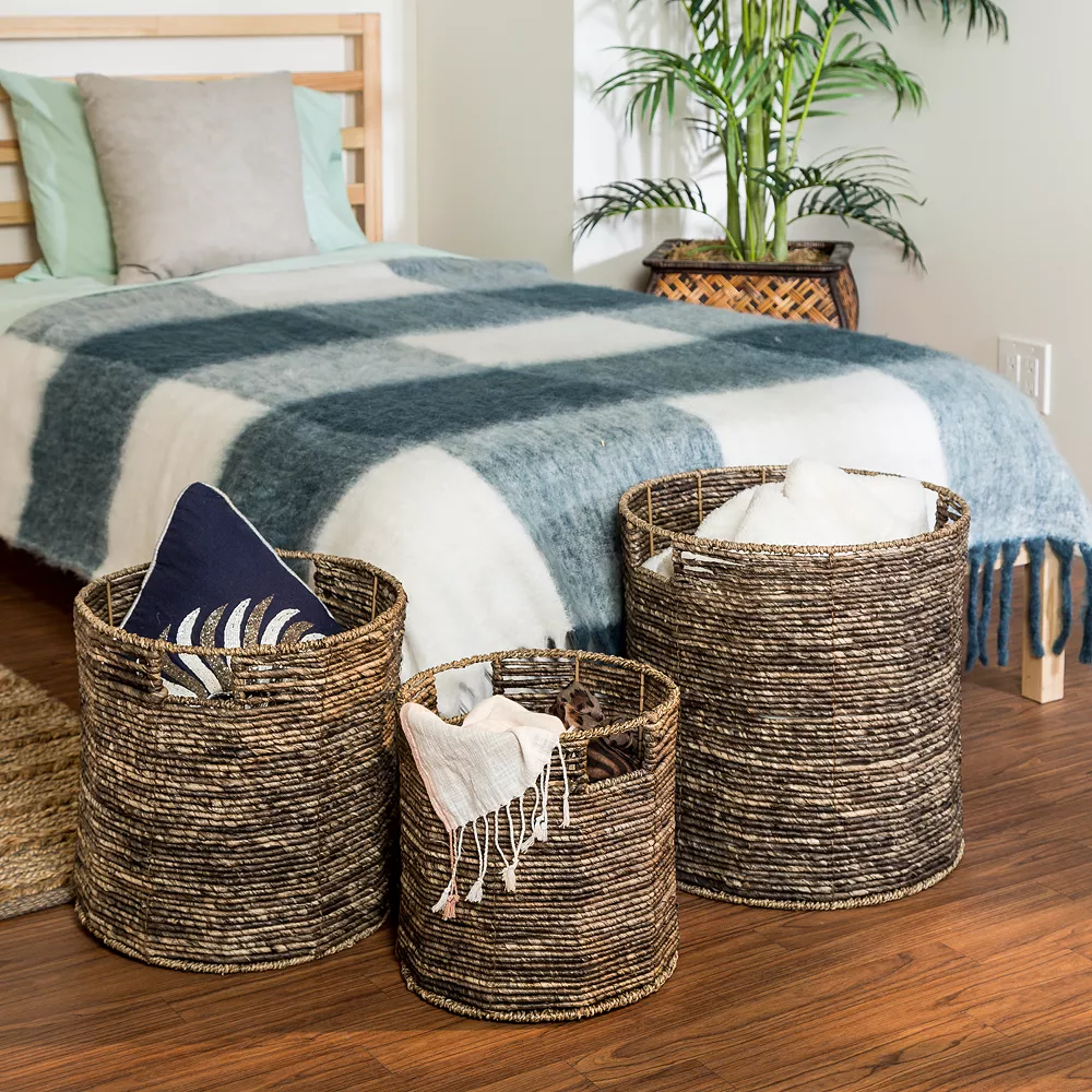 Honey-Can-Do Set Of 3 Nesting Geo Storage Basket Set 2 Honey-Can-Do Set Of 3 Nesting Geo Storage Basket Set - Image 2