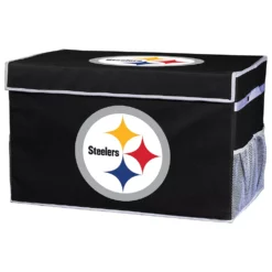 Franklin Sports Pittsburgh Steelers Large Collapsible Footlocker Storage Bin