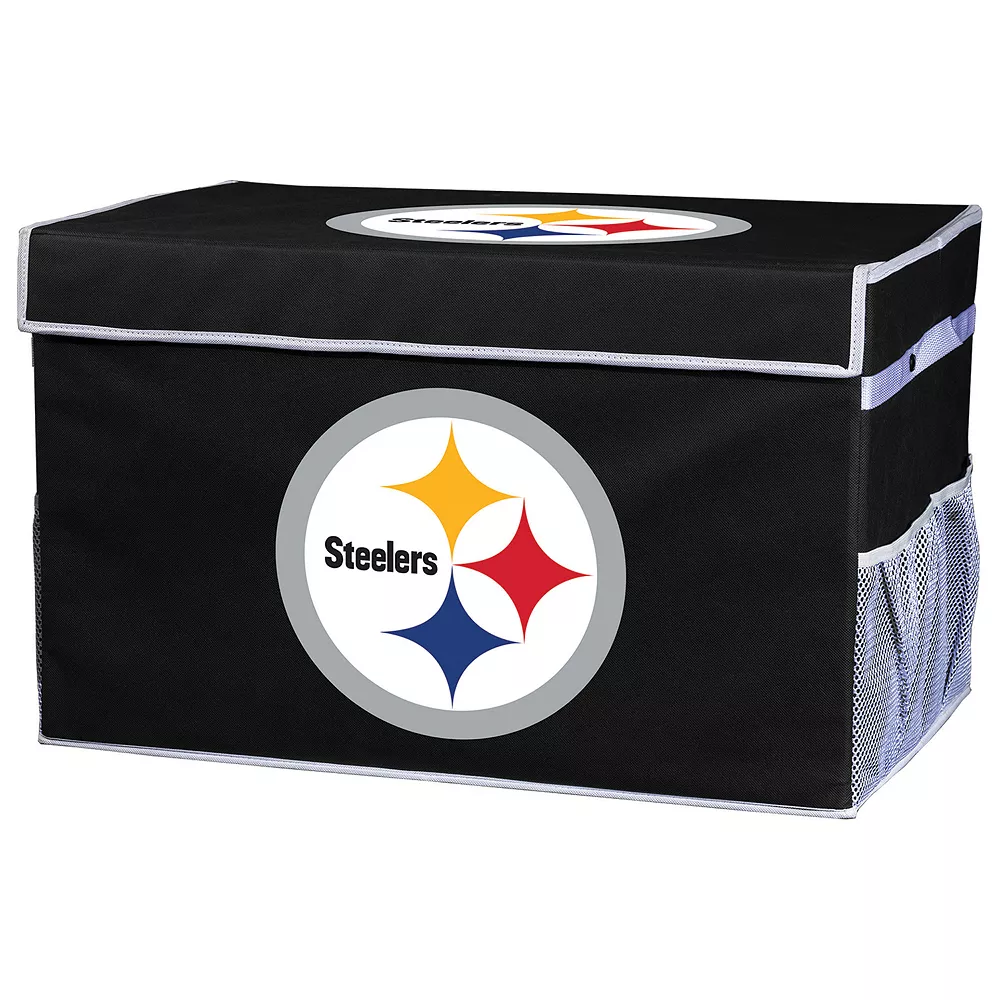 Franklin Sports Pittsburgh Steelers Large Collapsible Footlocker Storage Bin 1 Franklin Sports Pittsburgh Steelers Large Collapsible Footlocker Storage Bin