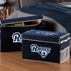 Franklin Sports Los Angeles Rams Large Collapsible Footlocker Storage Bin 5 Franklin Sports Los Angeles Rams Large Collapsible Footlocker Storage Bin -US Storage Furniture Sales Store 3306121 ALT2
