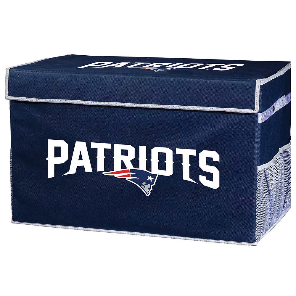 Franklin Sports New England Patriots Small Collapsible Footlocker Storage Bin 1 Franklin Sports New England Patriots Small Collapsible Footlocker Storage Bin