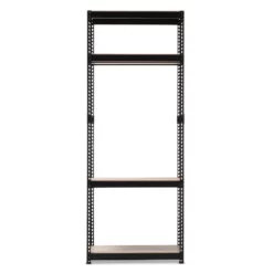 Baxton Studio Gavin 3-Shelf Garment Rack -US Storage Furniture Sales Store 3315988 ALT2