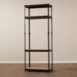 Baxton Studio Gavin 3-Shelf Garment Rack -US Storage Furniture Sales Store 3315988 ALT6