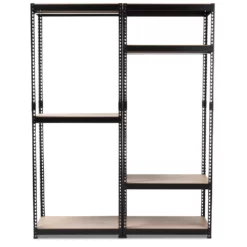 Baxton Studio Gavin 5-Shelf Garment Rack -US Storage Furniture Sales Store 3328640 ALT3