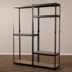Baxton Studio Gavin 5-Shelf Garment Rack -US Storage Furniture Sales Store 3328640 ALT5