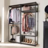 Baxton Studio Gavin 5-Shelf Garment Rack