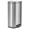 ITouchless Halo Premium SoftStep 8-Gallon Stainless Steel Step Trash Can