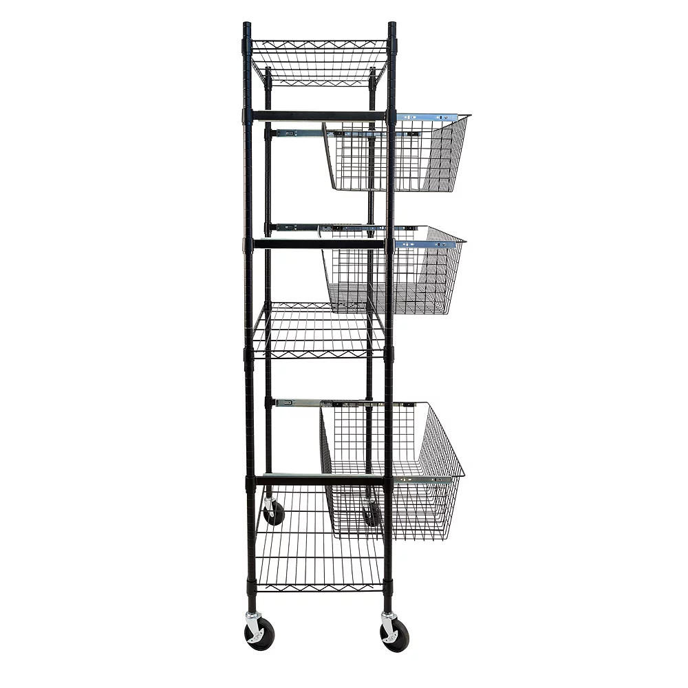 Honey-Can-Do Sports Equipment Storage Shelving Rack 3 Honey-Can-Do Sports Equipment Storage Shelving Rack - Image 3
