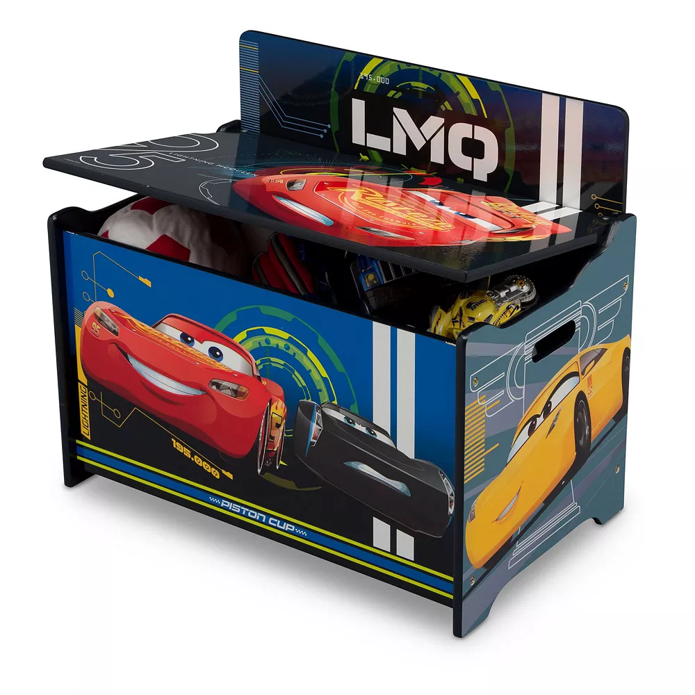 Disney / Pixar Cars Deluxe Toy Box By Delta Children 3 Disney / Pixar Cars Deluxe Toy Box By Delta Children - Image 3