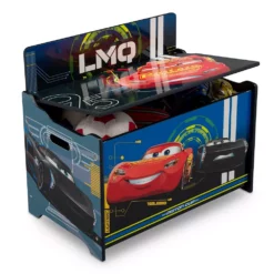 Disney / Pixar Cars Deluxe Toy Box By Delta Children 8 Disney / Pixar Cars Deluxe Toy Box By Delta Children -US Storage Furniture Sales Store 3433390 ALT3