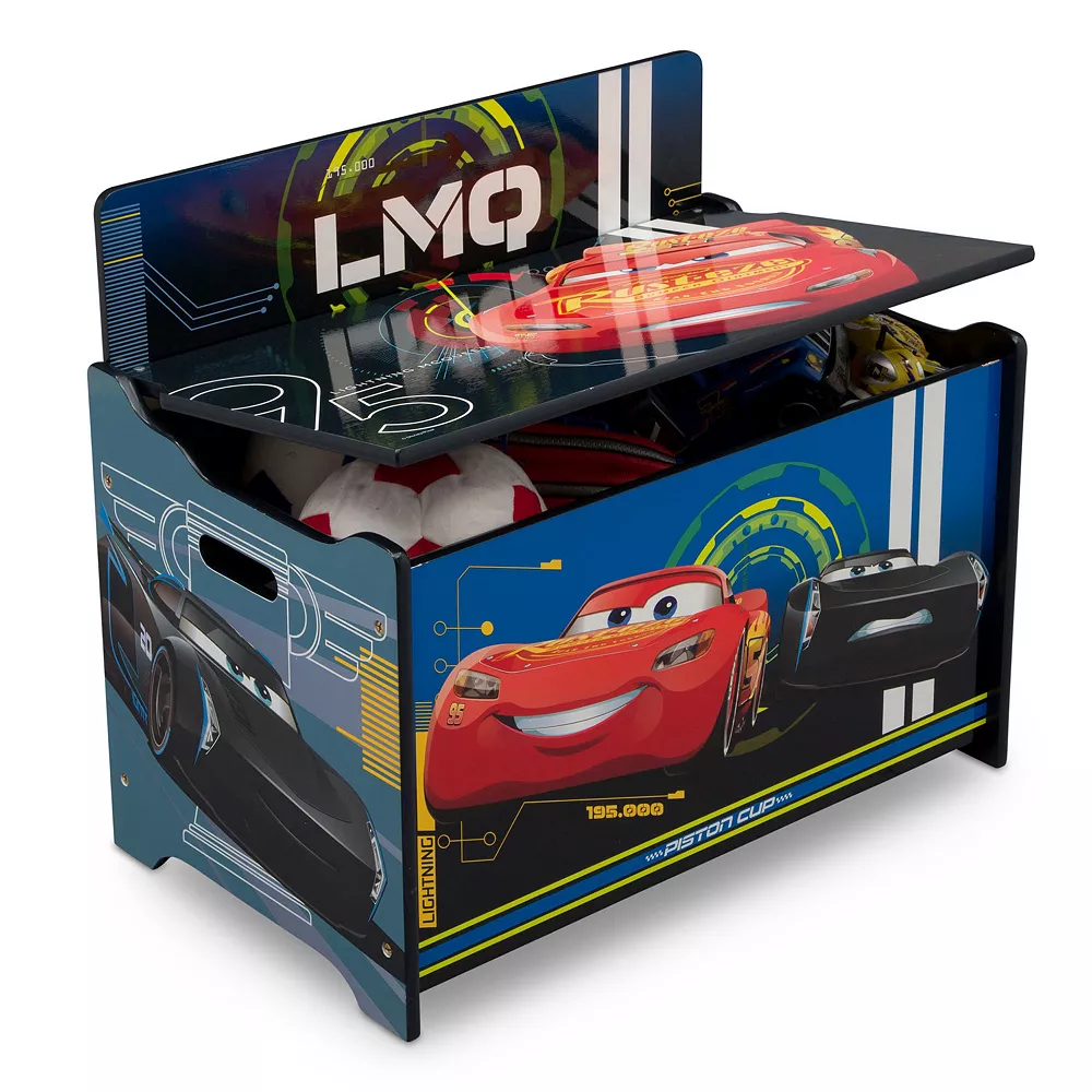 Disney / Pixar Cars Deluxe Toy Box By Delta Children 4 Disney / Pixar Cars Deluxe Toy Box By Delta Children - Image 4