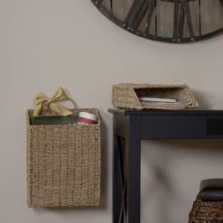 Household Essentials 2-pack Rectangular Wall Baskets -US Storage Furniture Sales Store 3456521 ALT5