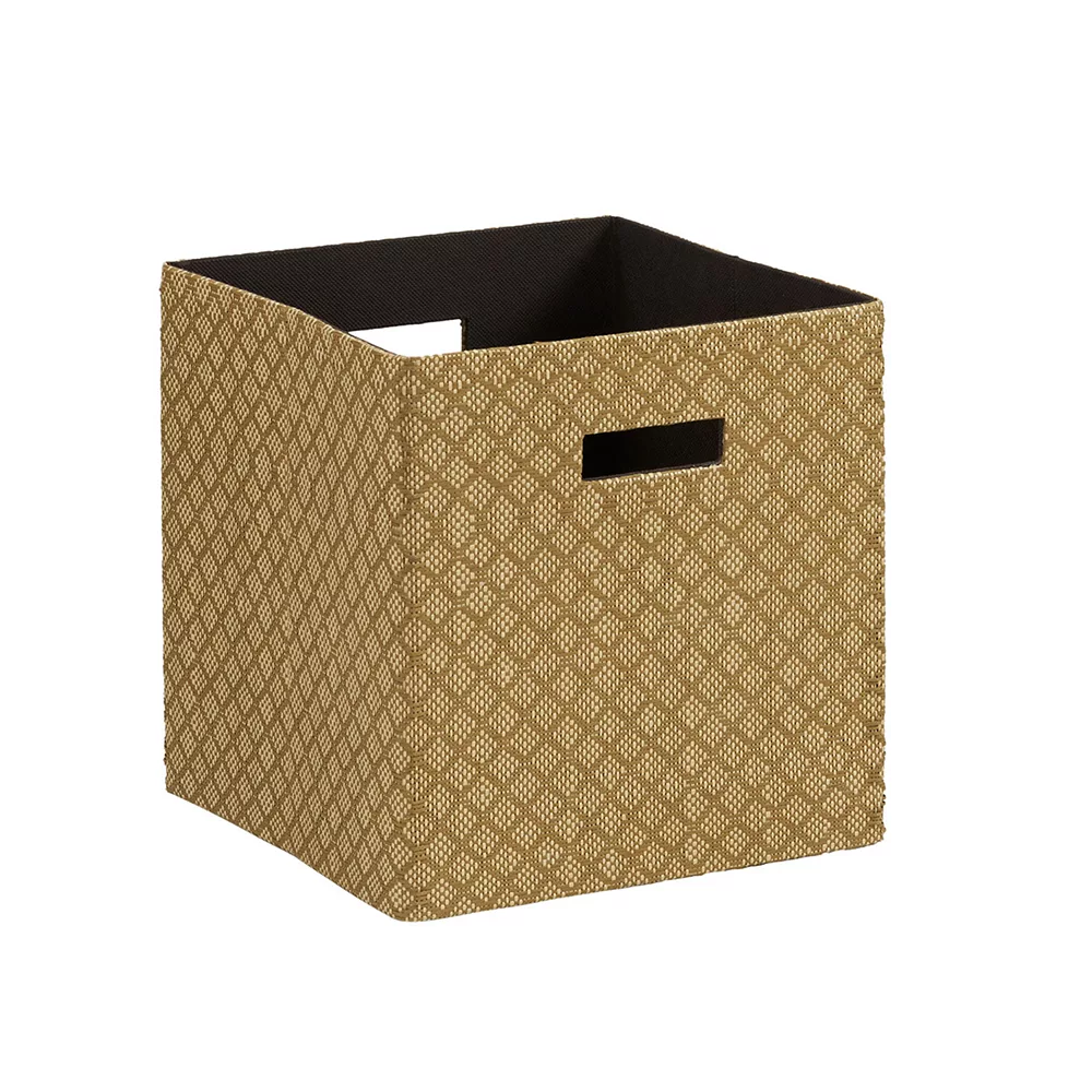 Household Essentials 3-pack Grass Cloth Bins 4 Household Essentials 3-pack Grass Cloth Bins - Image 4