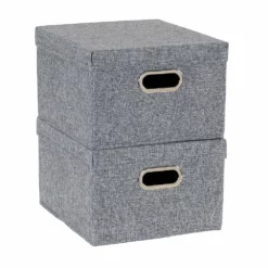 Household Essentials 2-pack Linen Box Set -US Storage Furniture Sales Store 3456768 ALT2