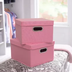 Household Essentials 2-pack Linen Box Set -US Storage Furniture Sales Store 3456768 ALT4