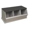 Badger Basket Three-Bin Stackable Storage Cubby
