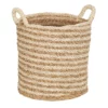 Household Essentials Large Ginger Cream Swirl Basket