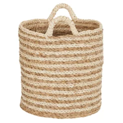 Household Essentials Large Ginger Cream Swirl Basket -US Storage Furniture Sales Store 4014823 ALT2