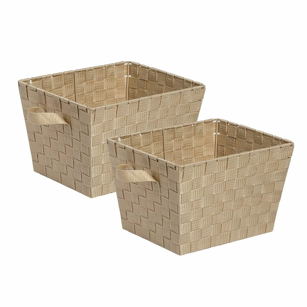 Honey-Can-Do 2-pack Woven Bins 2 Honey-Can-Do 2-pack Woven Bins - Image 2