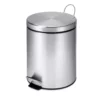 Honey-Can-Do 5L Round Stainless Steel Step Trash Can