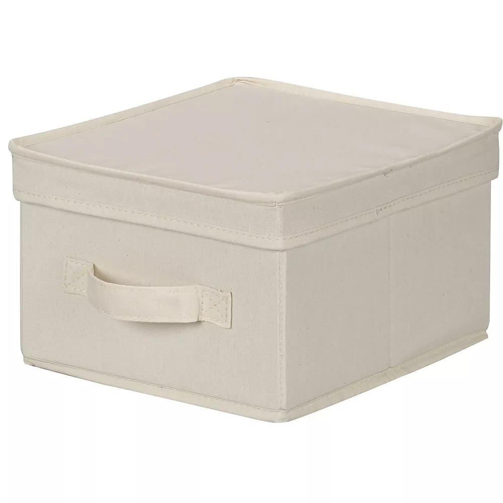 Household Essentials Canvas Storage Box 2 Household Essentials Canvas Storage Box - Image 2