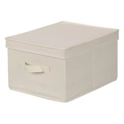 Household Essentials Canvas Storage Box 5 Household Essentials Canvas Storage Box -US Storage Furniture Sales Store 4208615 ALT2