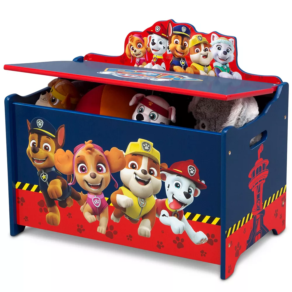 Nickelodeon PAW Patrol Deluxe Toy Box By Delta Children 4 Nickelodeon PAW Patrol Deluxe Toy Box By Delta Children - Image 4
