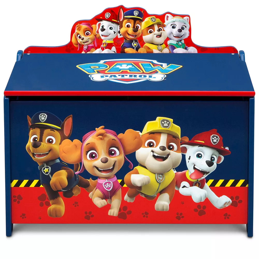Nickelodeon PAW Patrol Deluxe Toy Box By Delta Children 5 Nickelodeon PAW Patrol Deluxe Toy Box By Delta Children - Image 5