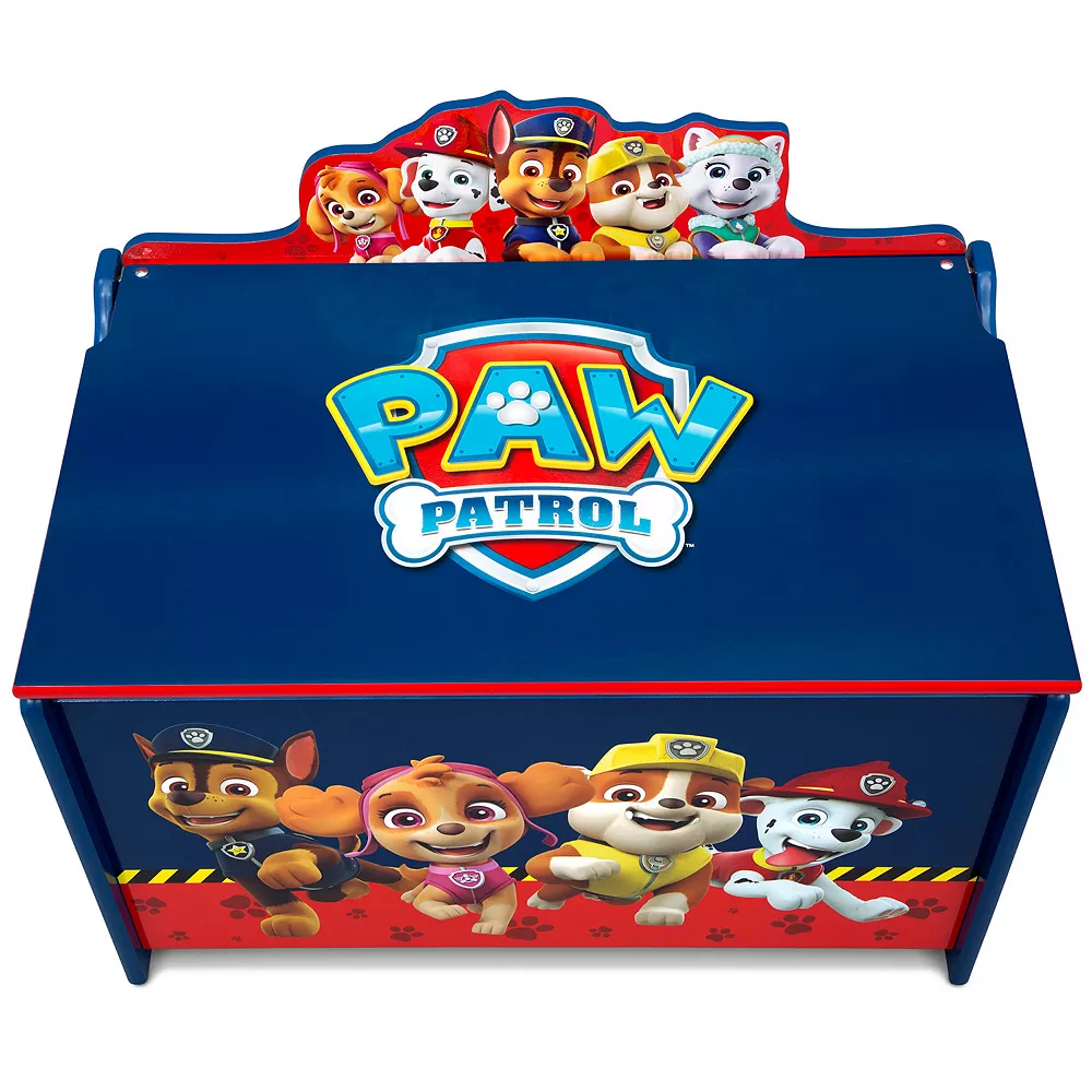 Nickelodeon PAW Patrol Deluxe Toy Box By Delta Children 6 Nickelodeon PAW Patrol Deluxe Toy Box By Delta Children - Image 6
