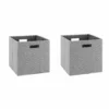Linon Folding Storage Bin 2-piece Set