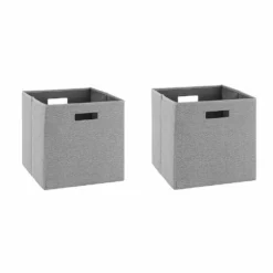 Linon Folding Storage Bin 2-piece Set