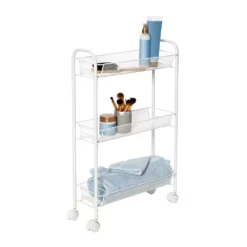 Honey-Can-Do Slim Rolling Wire Cart 6 Honey-Can-Do Slim Rolling Wire Cart -US Storage Furniture Sales Store 4433214 ALT2