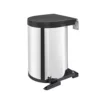 Rev-A-Shelf 8-010314-15 15-Liter Pivot Out Waste Container, Stainless Steel